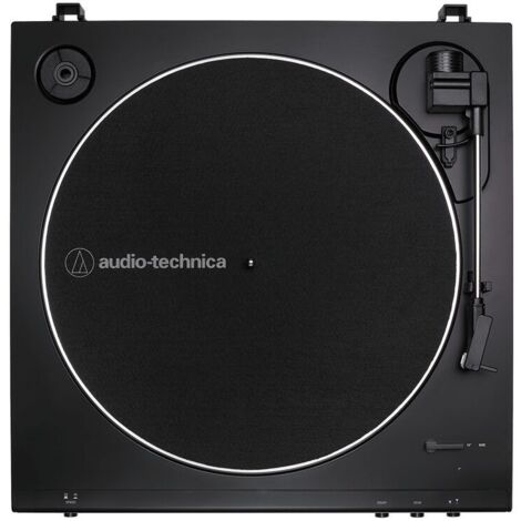Audio-Technica AT-LP60X Giradischi con Trasmissione a Cinghia Automatico Nero
