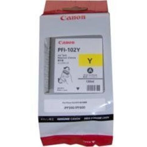 Canon PFI-102Y cartuccia d'inchiostro Originale Giallo (1/5)