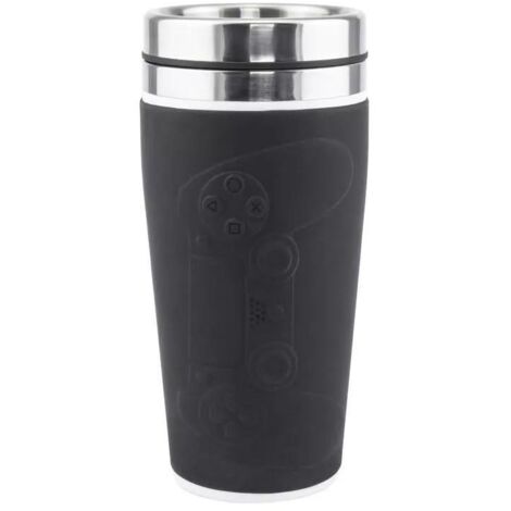Paladone PP6580PS Tazza da Viaggio Termica 415ml Nero Acciaio Inox Doppia Parete (1/4)