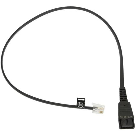Jabra 8800-00-25 cavo telefonico 0,5 m Nero (1/2)