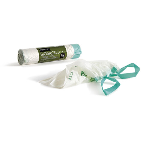 Perfetto Biosacco sacchetto per rifiuti 10 L Translucent 15 pz (1/4)