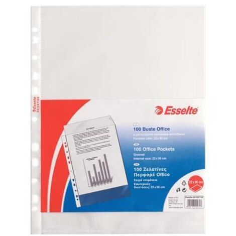 Esselte 391097100 foglio di protezione A4 Polipropilene (PP) 100 pz (1/3)