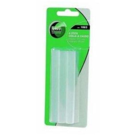 Lebez Stick di Colla Trasparente 11x100mm per Pistola a Caldo - Set 6 Pezzi (1/2)