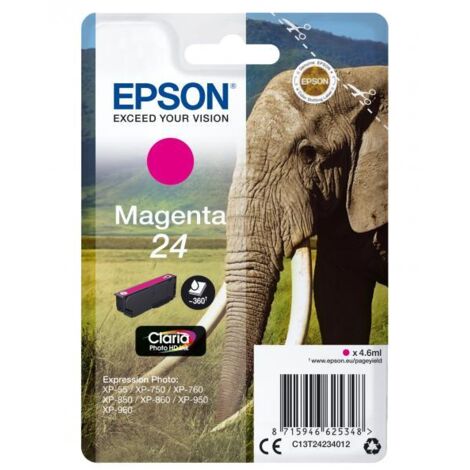 Epson Elephant C13T24234022 cartuccia d'inchiostro 1 pz Originale Magenta (1/4)