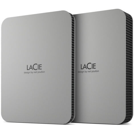 LaCie Mobile Drive (2022) disco rigido esterno 2 TB 2.5" USB tipo-C 3.2 Gen 1 (3.1 Gen 1) Argento (1/5)