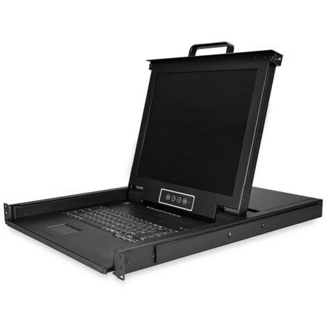 StarTech.com RKCONS1708K console a rack 43,2 cm (17") 1280 x 1024 Pixel Acciaio Nero 1U (1/5)