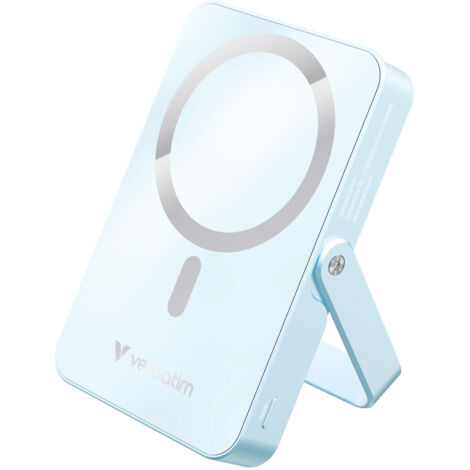 Verbatim Charge 'n' Go Magnetic Wireless Polimeri di litio (LiPo) 10000 mAh Carica wireless Blu (1/4)