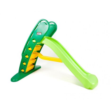 Scivolo gigante 180 cm – Altezza 142 cm – Materiale resistente – Pendenza graduale per sicurezza – Little Tikes (1/5)