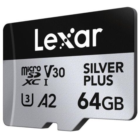 Lexar Professional SILVER PLUS 64 GB MicroSDXC UHS-I Classe 3 (1/4)