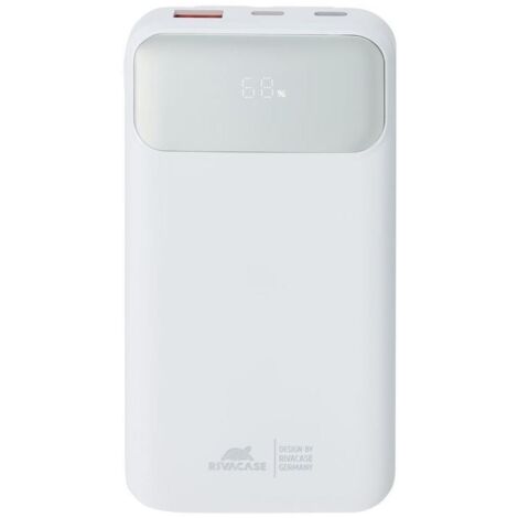 Rivacase VA2211WH batteria portatile Polimeri di litio (LiPo) 10000 mAh Bianco (1/5)