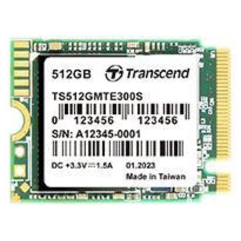 Transcend MTE300S M.2 512 GB PCI Express 3.0 3D NAND NVMe (1/2)