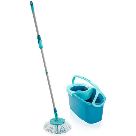 Leifheit Clean Twist Disc Mop sistema a mocio e secchio Serbatoio singolo Blu