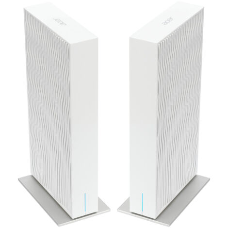 Acer Wave 7 Router Wi-Fi 7 Mesh Dual-band 5764 Mbit/s Gigabit Ethernet Kit 2 pezzi (1/2)