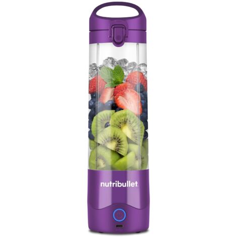 Nutribullet NBP003PU Frullatore Portatile Tritatutto 475 ml Caricatore USB-C Viola (1/5)