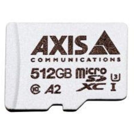 Axis Scheda MicroSDXC 512GB Classe 10 per Videosorveglianza U3 A2 (1/2)