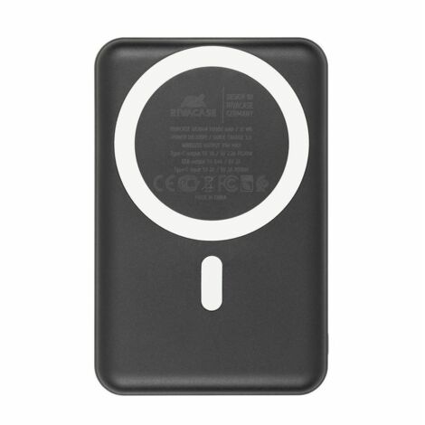 Rivacase VA2604 batteria portatile Polimeri di litio (LiPo) 10000 mAh Carica wireless Nero (1/4)