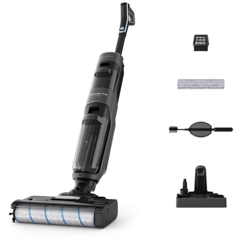 Rowenta X-Clean 4 , Lavapavimenti Senza Fili, GZ5035. Tipo di prodotto: Aspirapolvere elettrica, Tipo di contenitore della polvere: Senza sacchetto, Colore del prodotto: Grigio. Tipo di ... - GZ5035WO