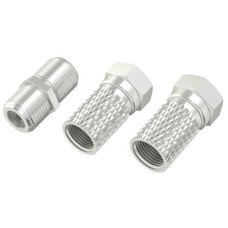 Hama Set adattatori 2 pzz. SAT M e 1 pz. F/F, 6,5 mm (1/3)