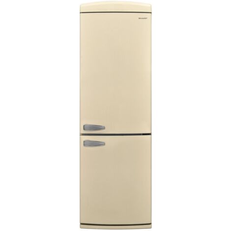 Sharp SJ NRA11RMXJD Frigorifero Combinato Libera Installazione Classe Energetica D Retro Beige