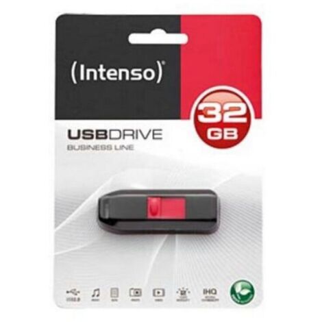 Intenso 32GB USB2.0 unità flash USB USB tipo A 2.0 Nero Rosso (1/4)