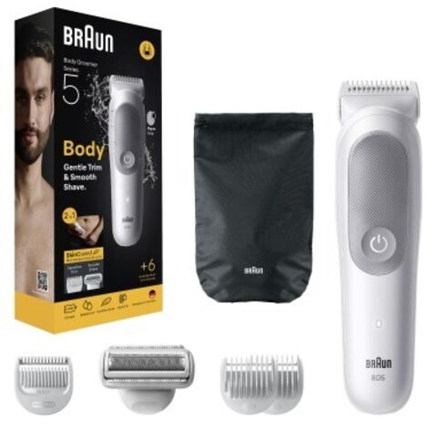 Braun Series 5 BG5550 rasoio elettrico / regolabarba / tagliabasette Grigio (1/5)