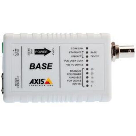 Adattatore PoE e iniettore Axis 5026-401 T8640 Poe+ over Coax (1/2)