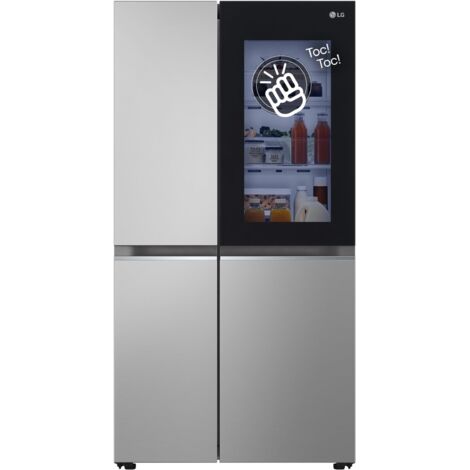 LG InstaView GSVV80PYLL frigorifero side-by-side Libera installazione 655 L E Argento