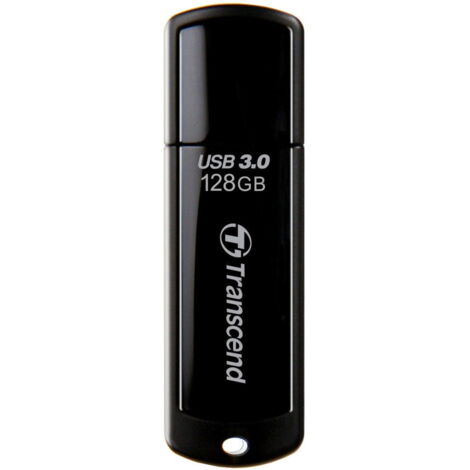 Transcend JetFlash 700 unità flash USB 128 GB USB tipo A 3.2 Gen 1 (3.1 Gen 1) Nero (1/4)