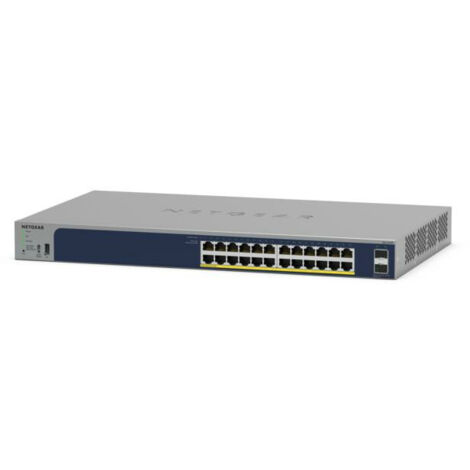 NETGEAR GS724TPv3 Gestito L2 Gigabit Ethernet (10/100/1000) Supporto Power over Ethernet (PoE) Grigio (1/4)