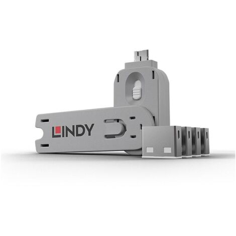 Blocca porta Lindy chiavetta USB Typo A Bianco [40454] (1/5)