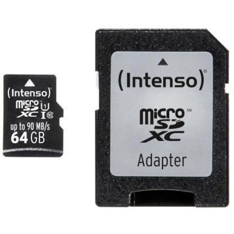 Intenso 3433490 memoria flash 64 GB MicroSDXC UHS-I Classe 10 (1/4)