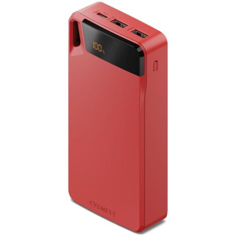 Power Bank Cygnett Boost 20K USB-C da 3/15W Rosso [CY4753PBCHE] (1/5)