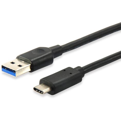 Equip 128345 cavo USB USB 3.2 Gen 1 (3.1 Gen 1) 0,5 m USB C USB A Nero (1/4)
