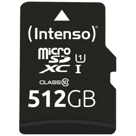 Intenso microSD Karte UHS-I Premium 512 GB Classe 10 (1/4)