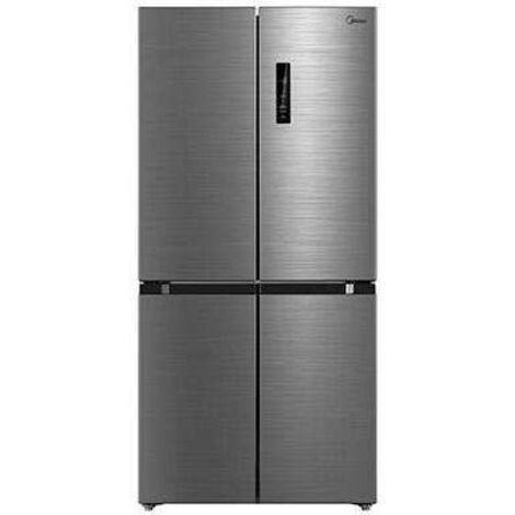 Midea MDRF632FIE46 frigorifero side-by-side Libera installazione 474 L classe E Grigio Acciaio inox Bianco