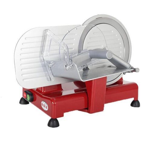 RGV affettatrice Luxor 22 Red, Made in Italy, Lama Ø 220 mm, 120 W, Alluminio, Rosso