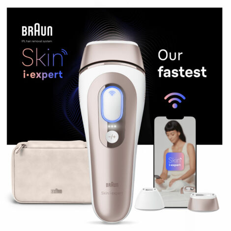 Braun PL7147 Epilatore Luce Pulsata 400.000 Impulsi 10 Livelli Intensita' Accessori