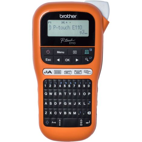 Etichettatrice Portatile Brother PT-E110 per Uso Domestico e Professionale (1/2)