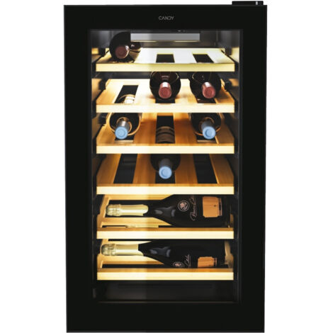 Candy CWCEL 210/NF. Posizionamento dell'apparecchio: Libera installazione, Colore struttura: Nero, Colore interno: Nero. Capacità bottiglie: 21 bottiglia/bottiglie, Tipo di prodotto: C... - CWCEL210NF