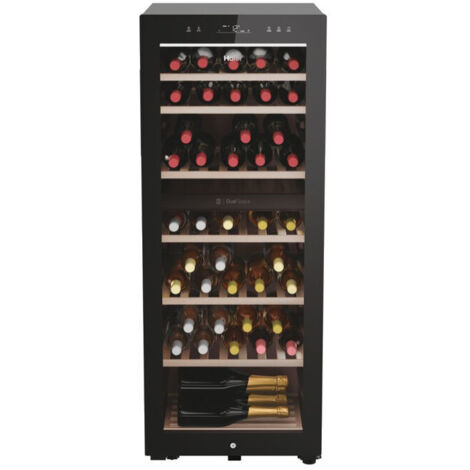 Cantinetta Vino Haier Wine Bank 50 Serie 7 HWS77GDAU1 con Compressore Libera Installazione Nero