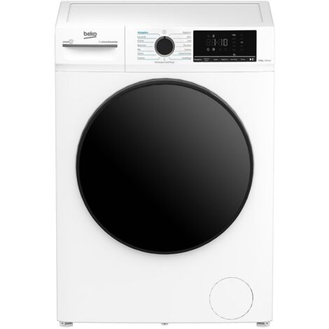 Beko BMDSC7545B: Lavasciuga Slim, 7+5kg, 1400giri, Classe D/A, linea Estetica NX, display touch, oblò nero con cover, funzione a vapore