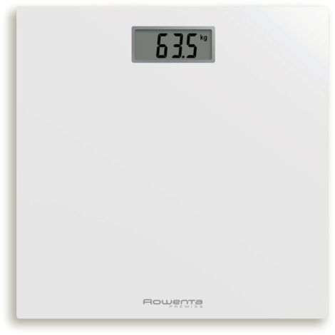 Rowenta Premiss Bilancia Pesapersone Digitale, Ampio Display, Portata 150 kg