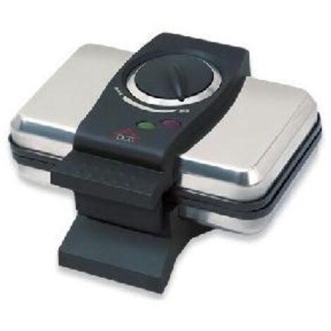 DCG Eltronic WA2229 piastra per waffle 1 waffle 750 W Nero, Grigio