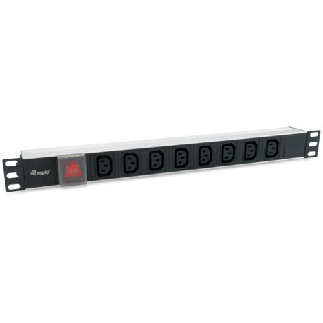 Equip 333310 unità di distribuzione dell'energia (PDU) 8 presa(e) AC 1U Nero (1/5)