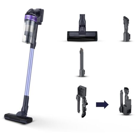 Samsung VS15A6031R4 Aspirapolvere a bastone Batteria Secco Senza sacchetto 0,8 L Nero