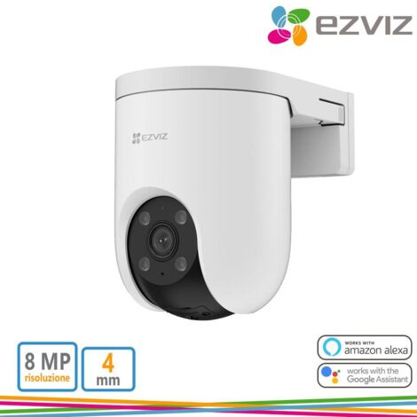EZVIZ H8c Pro Telecamera Sicurezza IP 4K Esterno Soffitto Bianco Wireless Cupola