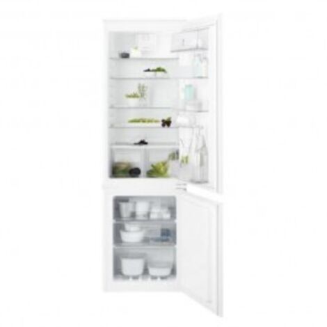 Electrolux – Frigorifero combinato da incasso 254 L ENT6TE18S – Classe E – No Frost – 5 ripiani – 2 cassetti per verdura – 36 dB (1/5)