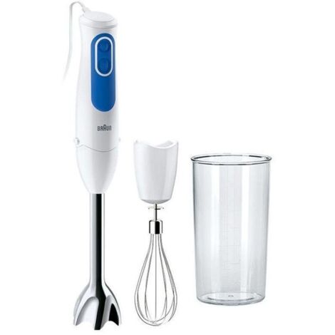 BRAUN Frullatore Ad Immersione Minipimer MultiQuick Bianco Blu