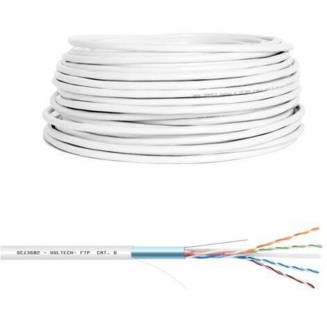 Vultech Matassa Lan CAVO RETE 100 m Cat 6 FTP 23AWG (1/4)