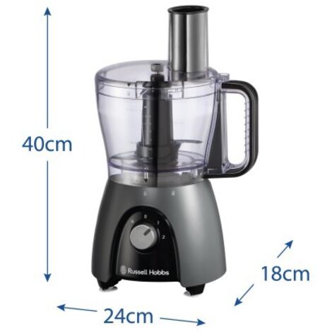 Russell Hobbs 27111-56 robot da cucina 600 W 2,3 L Nero, Trasparente (1/5)